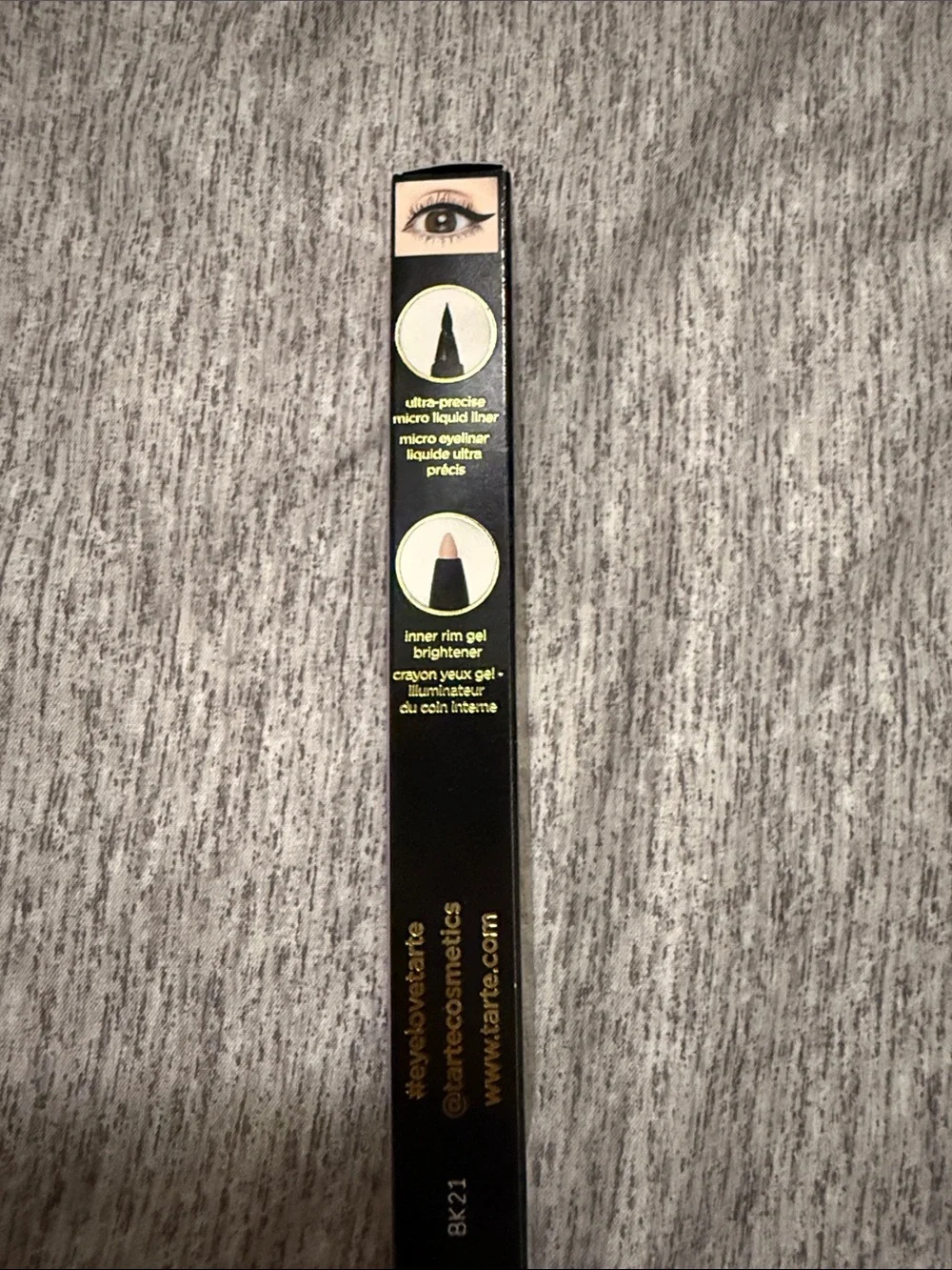 tarte Double Take Awake Dual-Ended Eyeliner in Black with Nude Accent
